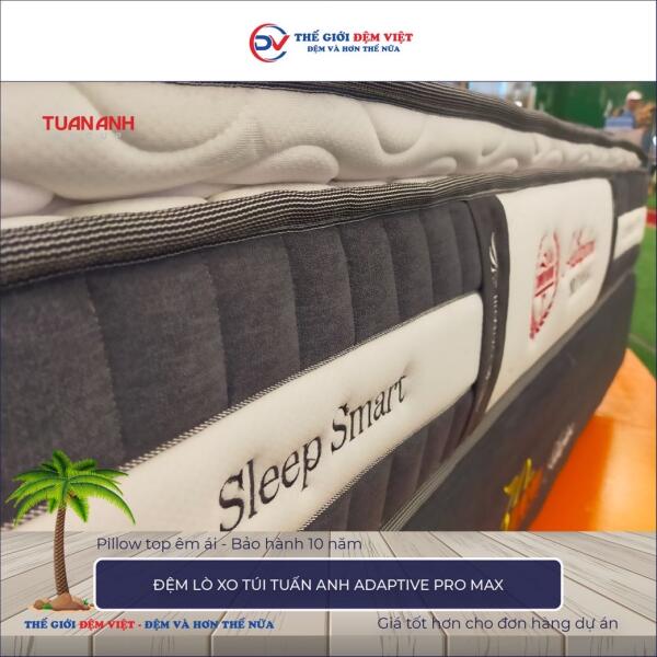 Đệm lò xo túi Tuấn Anh Adaptive Pro Max 2